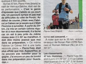 14 et 15 mai 2022 - Résultats Trails