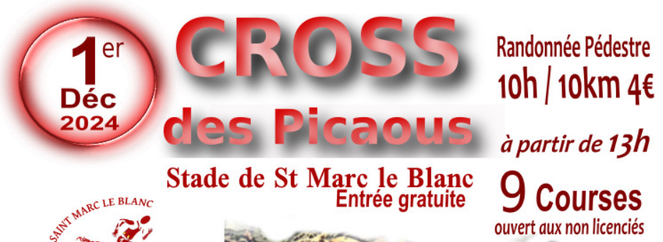 1er Décembre 2024 - Cross des Picaous